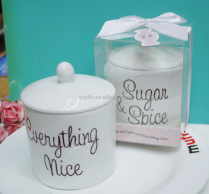 <span class=keywords><strong>Azucarero</strong></span> de Cerámica Ywbeyond, Especiero, Recuerdos para Despedida de Soltera, Regalos de Boda para Invitados - Product Image 2
