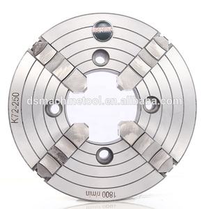 <span class=keywords><strong>Mandrin</strong></span> de tour indépendant série K72, <span class=keywords><strong>4</strong></span> mâchoires, électrique, acier, 1 jeu, carton ou caisse en bois, plaques de tour, <span class=keywords><strong>4</strong></span> goujons, 200 mm, K72 - Product Image 3