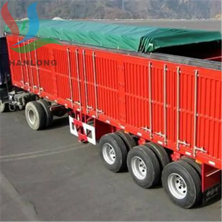 Automatic sliding cover made of PVC tarpaulin for dump truck Trailer cover
