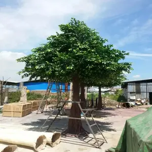 2-6M Plastik Banyan Tree Pabrik Penjualan Langsung Buatan Pohon Ficus Figue dengan Harga Murah