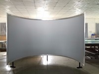 Écran de projection incurvé pour cinéma, simulateur de vol, théâtre, musée, 180 degrés, 220 degrés, 360 degrés, 3D, 4K