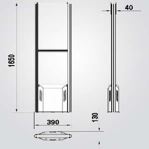 Chống Trộm 58Khz Bán Lẻ Chống Trộm <span class=keywords><strong>EAS</strong></span> Mono Cảm Biến Phát Hiện Hệ Thống - Product Image 5