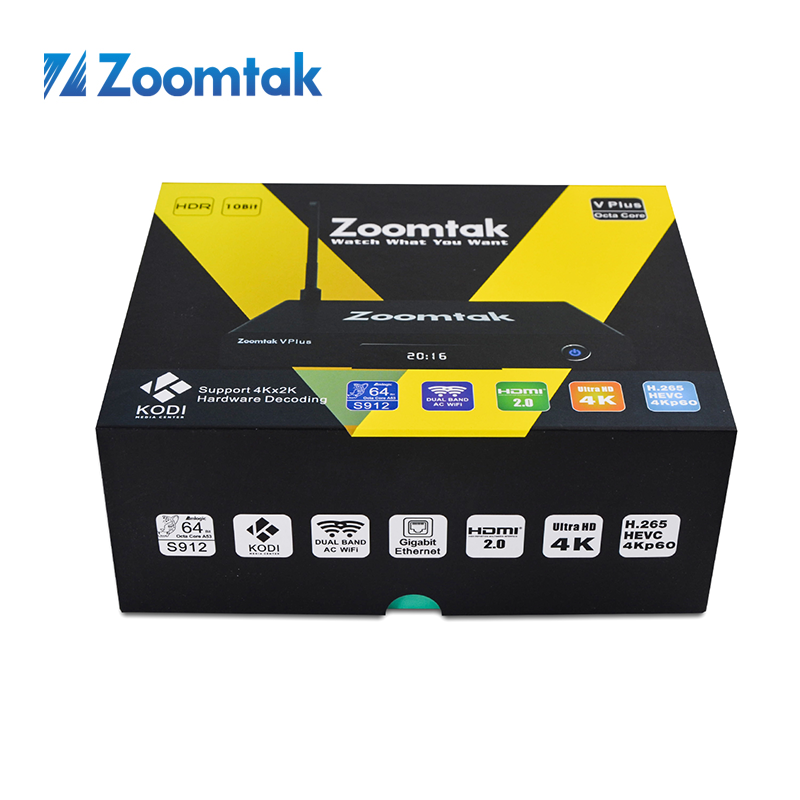 Zoomtak Kodi TV box fully loaded Android 7.1