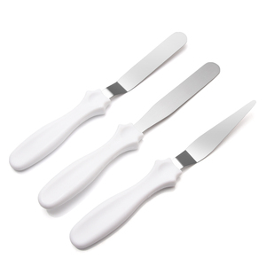Bộ Dụng Cụ Trang Trí Bánh Bằng Thép Không Gỉ Nhỏ Gồm 3 Dụng Cụ Trang Trí Bánh <span class=keywords><strong>Icing</strong></span> Smooth - Product Image 4
