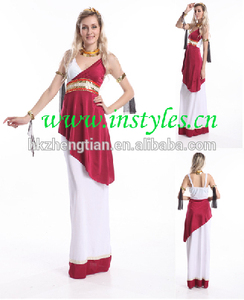 L'assurance commerce $ zy390 femmes adultes grec impératrice romaine Fancy Dress partie <span class=keywords><strong>de</strong></span> <span class=keywords><strong>poule</strong></span> nuit Costume gros pas <span class=keywords><strong>cher</strong></span> - Product Image 1