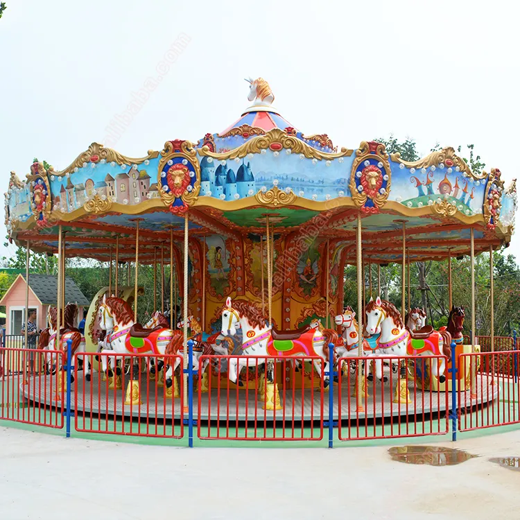 antique merry go round carousel fun fair ride for sale