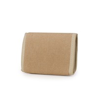 Dompet Pendek Kartu Kredit Olahraga Murah, Dompet Pendek Kanvas Khaki Taktis