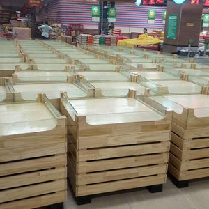 Estante de madera para verduras de China, expositor de frutas para <span class=keywords><strong>supermercado</strong></span> - Product Image 5