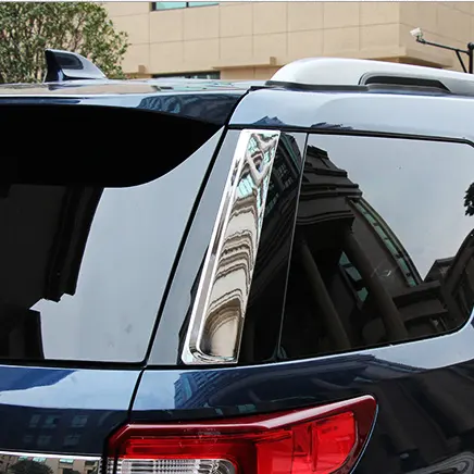 Für Ford Explorer 16-17, Hinten Chrome Fenster Seite Pailletten Trim Geändert, spezielle Körper Schwanz Seite Dekorative Rahmen Patch Zubehör