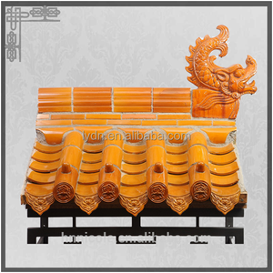 Materiales para Techos de Gazebos Estilo Chino, <span class=keywords><strong>Pabellón</strong></span> del Templo Shaolin con Tejas de Techo Esmaltadas - Product Image 3