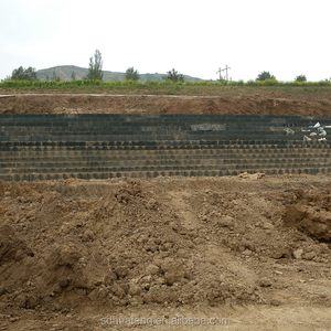 Chine soudage par ultrasons géocellules Pehd Geocell/geowebs/gros prix n route construction pour mur de soutènement - Product Image 1