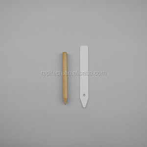 Etiqueta de lápiz de plástico blanco de 4 pulgadas para plantas Suministros esenciales para el jardín - Product Image 6