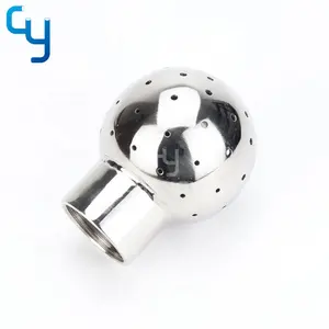 Boule de pulvérisation de nettoyage de réservoir fixe en acier inoxydable avec connexion filetée interne - Product Image 1