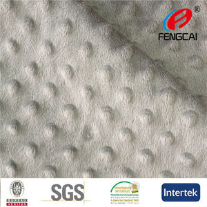 China Manufacturer's Professional Oeko <strong>Tex</strong> 100 Minky Cuddle Dimple Dot Fabric Super Soft Waterproof Warp Technique for Bed - Product Image 3