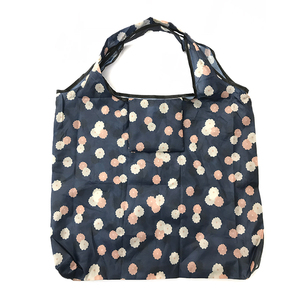 Nouveau bon marché Logo imprimé sac fourre-tout floral eco polyester pliable épicerie stock - Product Image 2