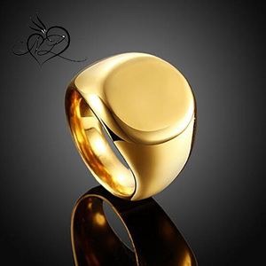 Simple Bijoux En Or Pour Hommes Confort Ajustement Anneau En Acier Inoxydable - Product Image 3