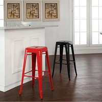 Chine fabricant Malaisie style italien en métal tabouret de bar tabouret de bar coloré entreprise avec meubles populaires