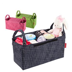 Pañal de bebé personalizado patrón Caddy bolsa con tapa, colgante de fieltro bebé saco de dormir cochecito Caddy - Product Image 4