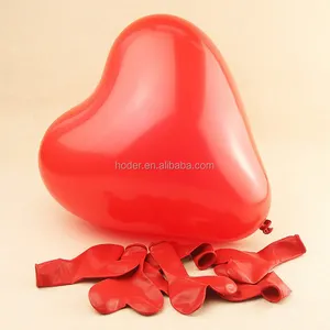 الصين مصنع بالون حفلة 10 بوصة الأحمر على شكل قلب بالونات اللاتكس لحفل الزفاف