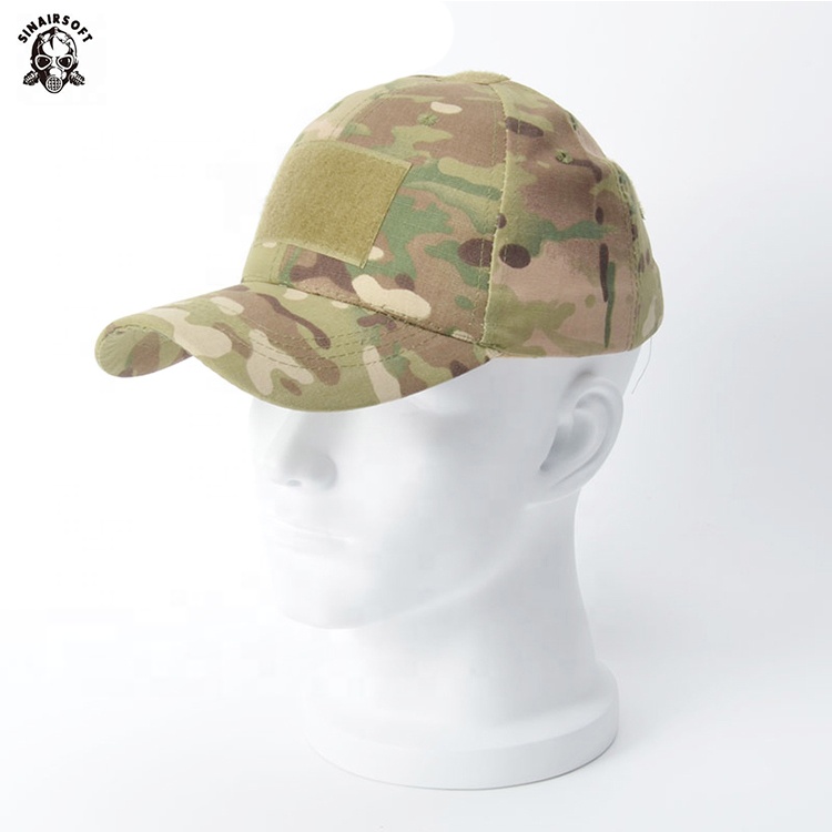 Sinairsoft Adjustable camouflage baseball cap mesh hat patch tactical cap