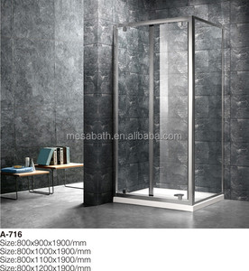 Bac à <span class=keywords><strong>douche</strong></span> haute coin <span class=keywords><strong>baignoire</strong></span> <span class=keywords><strong>douche</strong></span> porte <span class=keywords><strong>avec</strong></span> verre peint soie écran et cadre - Product Image 3