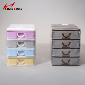 Organizador de <span class=keywords><strong>Escritorio</strong></span> de 4 Niveles, Clasificador de Accesorios, Joyería, Cosméticos y Papelería, Caja Organizadora de Plástico, Mini <span class=keywords><strong>Cajonera</strong></span> - Product Image 6