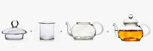 600ml di vetro ad alto contenuto di borosilicato macchina per il tè e fornelli Top sicuro trasparente <span class=keywords><strong>teiera</strong></span> con infusore di vetro integrato per il tè - Product Image 4