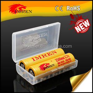 Li ion batterie nmc IMREN 2500 mah 40a batterie IMR lithium-metall-batterien 18650 li-ion akku 3,7 v mit smart ladegerät - Product Image 2