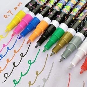 Lô Hàng Dưới 1 $ Bút Đánh Dấu Bảng Trắng Có Cồn 12 Chiếc Một Bộ 2022 Flysea Ngòi Nylon Điểm Nhỏ Bán Chạy - Product Image 5