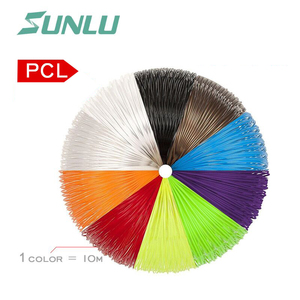 5M de baixa temperatura 1.75mm <span class=keywords><strong>pcl</strong></span> pla <span class=keywords><strong>3d</strong></span> caneta filamentos recargas para crianças criar artesanato filamento pla - Product Image 4