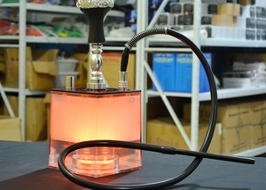 Narguile al por Mayor, Cachimba, Shisha LED, Importación de la Mejor Calidad, Cachimba Personalizada de Acrílico con LED, Cachimba Cuadrada - Product Image 4