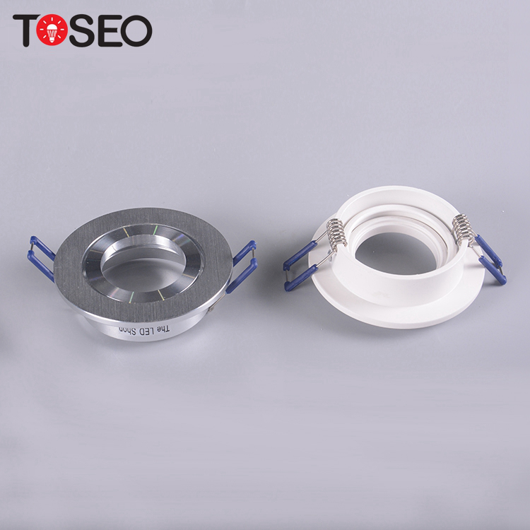 68mm Round LED Ceiling Lamp White Pure Aluminium Gu10 3W LED Spotlight