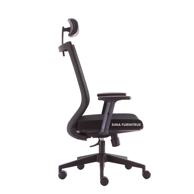 Popular Black gray office multi-functional manager swivel chair