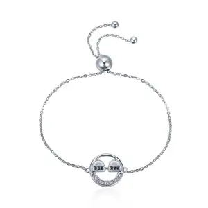 charm 925 sterling silver jewelry fashion lady beaded bracelet SCB040