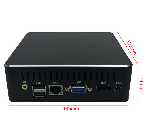 Mini Pc with I3-7100U/i5-7200U/i5-7300U/i7-7500U 1*DDR4 Max.16GB RAM Realtek 8111F Gigabit Lan