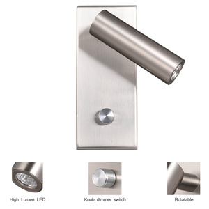 Thay Đổi Độ Sáng LED Đèn Tường Phòng Ngủ Cạnh Giường Đèn Đọc Sách Núm Mờ Chuyển Đổi Đèn Treo Tường Ánh Sáng Ban Đêm Cho Khách Sạn - Product Image 2