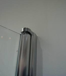 Puerta de <span class=keywords><strong>Ducha</strong></span> <span class=keywords><strong>Plegable</strong></span> de <span class=keywords><strong>Acordeón</strong></span> sin Marco Kmry, Bandeja Rectangular de 6 mm de Grosor de Vidrio, Forma Rectangular - Product Image 3