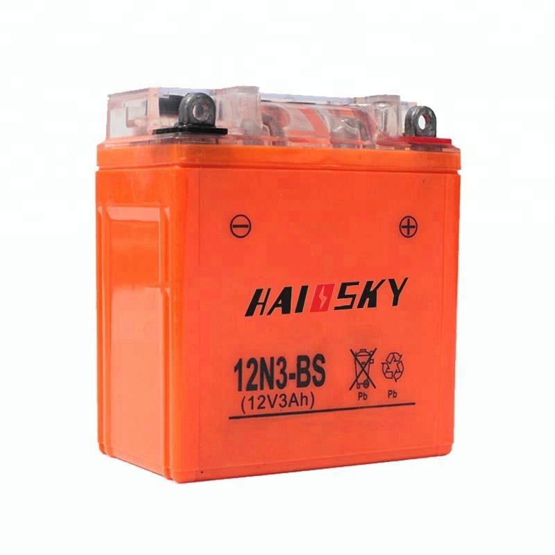 12N3-BS гелиевый аккумулятор 12v 3ah влажные взимается MF батарея мотоцикла для мотоцикла