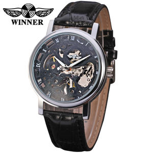 T-winner 골든 스켈레톤 남성 손목 맞춤형 시계 수동 와인딩 저렴한 가격 낮은 MOQ OEM 인기 패션 기계식 시계 - Product Image 3