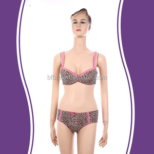 <span class=keywords><strong>De</strong></span> haute qualité style japonais or imprimé léopard <span class=keywords><strong>sexy</strong></span> dames <span class=keywords><strong>soutien</strong></span> - <span class=keywords><strong>gorge</strong></span> et culottes - Product Image 1