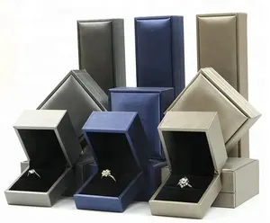 Großhandel Schmucks cha tullen Karton Halskette Ohrringe Ring Armband Box Sets Verpackung Günstige Verkauf Geschenk box Mit Schwamm