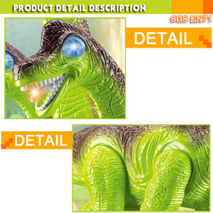 Juguetes <span class=keywords><strong>De</strong></span> Animales eléctricos <span class=keywords><strong>de</strong></span> tres cabezas, <span class=keywords><strong>dinosaurio</strong></span>, con función <span class=keywords><strong>de</strong></span> caminar - Product Image 2