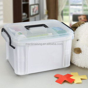 Botiquín de Medicina de Plástico Familiar, Caja de Almacenamiento Médico Grande, Caja de Almacenamiento de Emergencia Médica, Botiquín de Primeros Auxilios Portátil para el Hogar - Product Image 3
