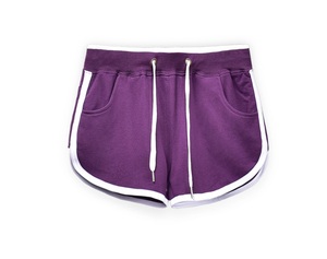 Miglior prezzo personalizzato logo bianco bianco semplice palestra pantaloncini donna ragazze pantaloncini - Product Image 3