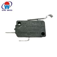 Fabricant dewo micro-interrupteur série DV16 16a 250vac 25t85 40t85 micro-interrupteur à 2 broches à action instantanée