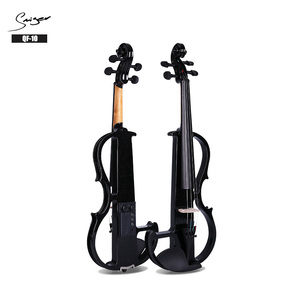 Violon électrique silencieux en bois massif pour étudiant, <span class=keywords><strong>prix</strong></span> <span class=keywords><strong>de</strong></span> gros OEM, 4/4 - Product Image 2