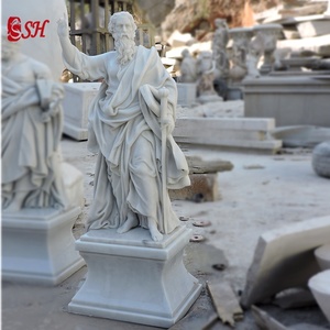 Famosas Estatuas Religiosas de Mármol de San Pedro y San Pablo - Product Image 2