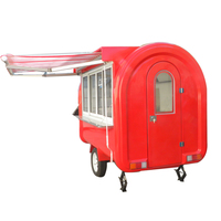 Vitrine à gâteaux mobile Réfrigérateur en acier inoxydable Refroidisseur Shawarma Boulangerie Camion de nourriture à vendre à Dubaï