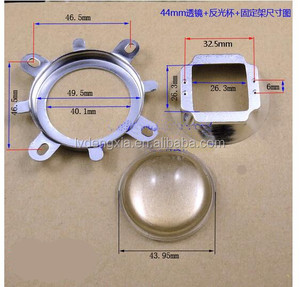 Chất lượng cao 30W 50W 100W LED 44mm LED kính phản xạ Cốc Led ống kính + phản xạ collimator + Khung cố định thả - Product Image 2