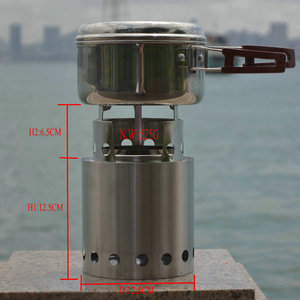 Poêle à granulés pliable portable SRDWOS <span class=keywords><strong>de</strong></span> haute qualité en acier inoxydable, écologique, pour le camping et la survie - Product Image 6